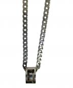 GUCCIグッチ）の古着「Ｇリングネックレス」｜シルバー