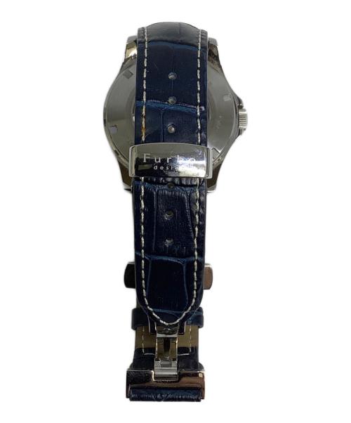 Furbo（フルボ）Furbo (フルボ) 腕時計 シルバー×ネイビーの古着・服飾アイテム