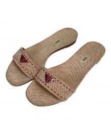 PRADA（プラダ）の古着「フラットサンダル」｜レッド