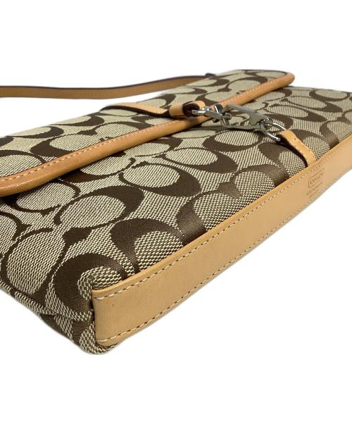 COACH（コーチ）COACH (コーチ) ショルダーバッグ ベージュの古着・服飾アイテム