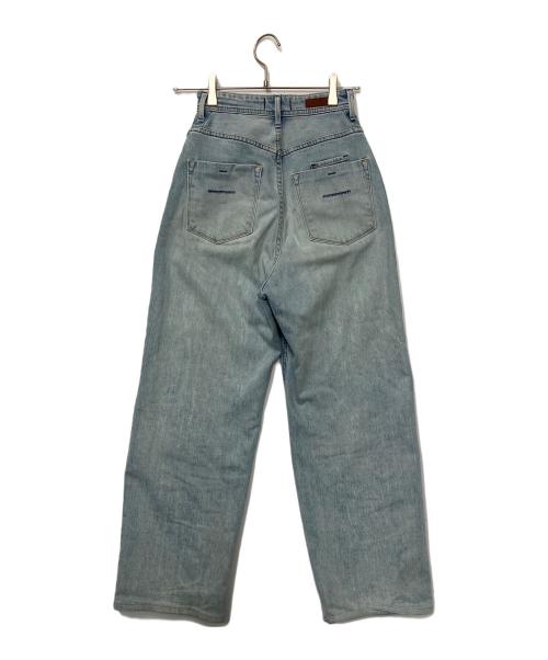 YANUK（ヤヌーク）YANUK (ヤヌーク) ルーズストレート インディゴ サイズ:21の古着・服飾アイテム
