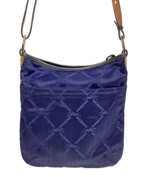 LONGCHAMP（ロンシャン）LONGCHAMP (ロンシャン) ショルダーバッグ ブラウン×ネイビーの古着・服飾アイテム