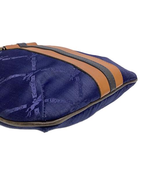LONGCHAMP（ロンシャン）LONGCHAMP (ロンシャン) ショルダーバッグ ブラウン×ネイビーの古着・服飾アイテム