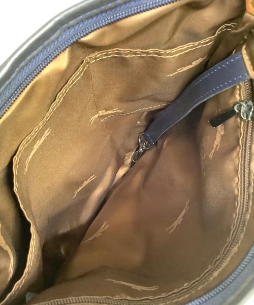 LONGCHAMP（ロンシャン）LONGCHAMP (ロンシャン) ショルダーバッグ ブラウン×ネイビーの古着・服飾アイテム