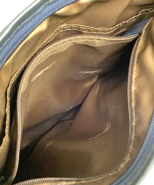 LONGCHAMP（ロンシャン）LONGCHAMP (ロンシャン) ショルダーバッグ ブラウン×ネイビーの古着・服飾アイテム