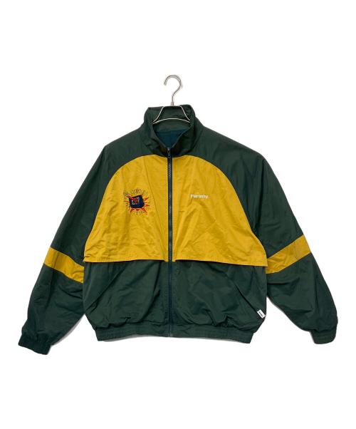 PERUSHU（ペルーシュ）PERUSHU (ペルーシュ) ジップジャケット グリーン×イエロー サイズ:Mの古着・服飾アイテム