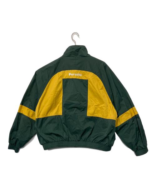 PERUSHU（ペルーシュ）PERUSHU (ペルーシュ) ジップジャケット グリーン×イエロー サイズ:Mの古着・服飾アイテム