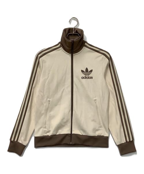 adidas（アディダス）adidas (アディダス) トラックジャケット ベージュ サイズ:Mの古着・服飾アイテム