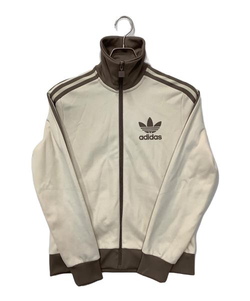 adidas（アディダス）adidas (アディダス) トラックジャケット ベージュ サイズ:Mの古着・服飾アイテム