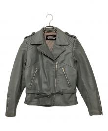 HARLEY-DAVIDSON（ハーレーダビッドソン）の古着「レザージャケット」｜グレー