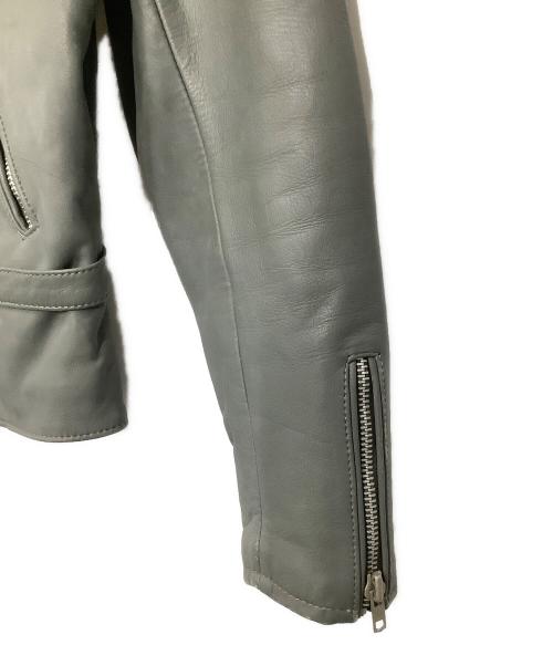 HARLEY-DAVIDSON（ハーレーダビッドソン）HARLEY-DAVIDSON (ハーレーダビッドソン) レザージャケット グレー サイズ:38の古着・服飾アイテム