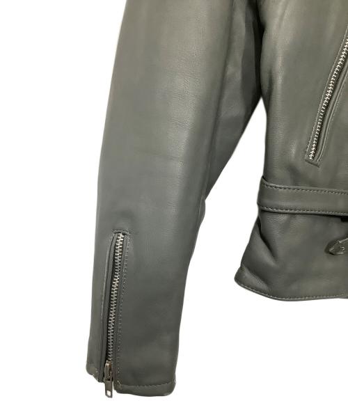 HARLEY-DAVIDSON（ハーレーダビッドソン）HARLEY-DAVIDSON (ハーレーダビッドソン) レザージャケット グレー サイズ:38の古着・服飾アイテム
