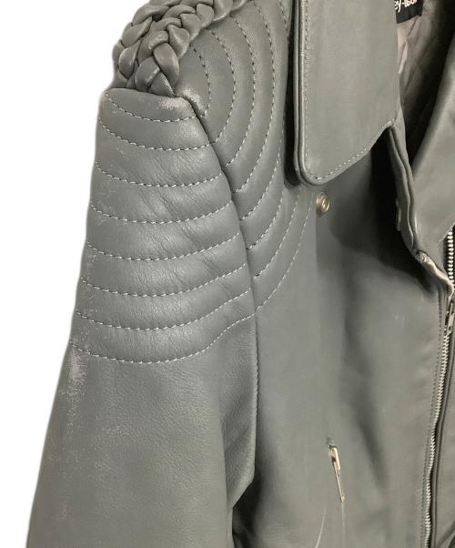 HARLEY-DAVIDSON（ハーレーダビッドソン）HARLEY-DAVIDSON (ハーレーダビッドソン) レザージャケット グレー サイズ:38の古着・服飾アイテム