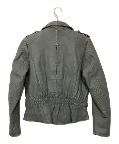 HARLEY-DAVIDSON（ハーレーダビッドソン）HARLEY-DAVIDSON (ハーレーダビッドソン) レザージャケット グレー サイズ:38の古着・服飾アイテム