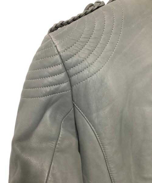 HARLEY-DAVIDSON（ハーレーダビッドソン）HARLEY-DAVIDSON (ハーレーダビッドソン) レザージャケット グレー サイズ:38の古着・服飾アイテム