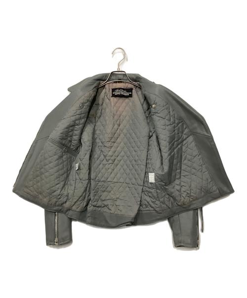 HARLEY-DAVIDSON（ハーレーダビッドソン）HARLEY-DAVIDSON (ハーレーダビッドソン) レザージャケット グレー サイズ:38の古着・服飾アイテム