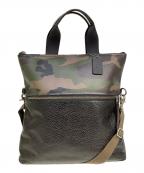 COACHコーチ）の古着「2WAYバッグ」｜ブラック×ブラウン