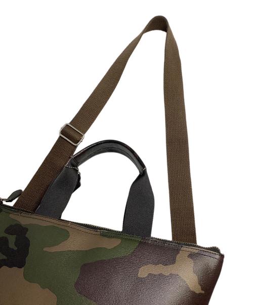 COACH（コーチ）COACH (コーチ) 2WAYバッグ ブラック×ブラウンの古着・服飾アイテム