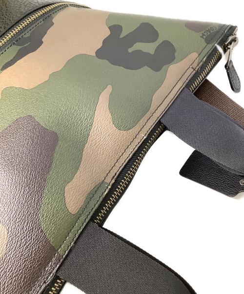 COACH（コーチ）COACH (コーチ) 2WAYバッグ ブラック×ブラウンの古着・服飾アイテム