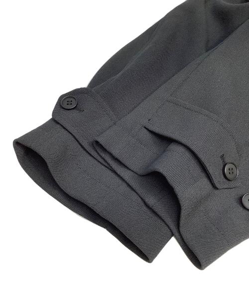 LIDnM（リドム）LIDnM (リドム) ステンカラーコート ブラック サイズ:Sの古着・服飾アイテム