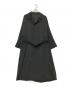 LIDnM（リドム）の古着「ステンカラーコート」｜ブラック