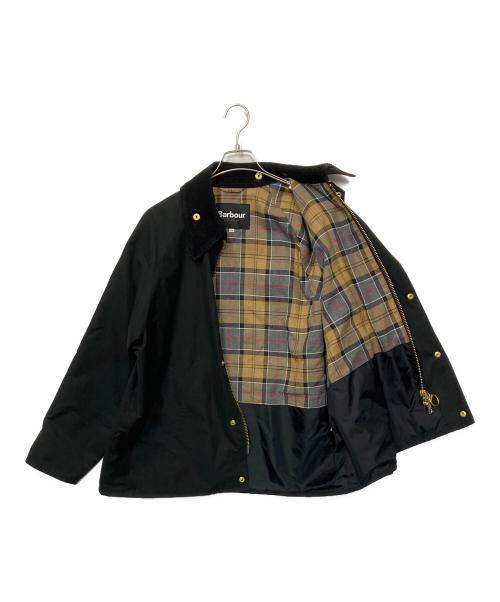 Barbour（バブアー）Barbour (バブアー) ピーチスキン コットン ショートレングスブルゾン ブラック サイズ:Mの古着・服飾アイテム
