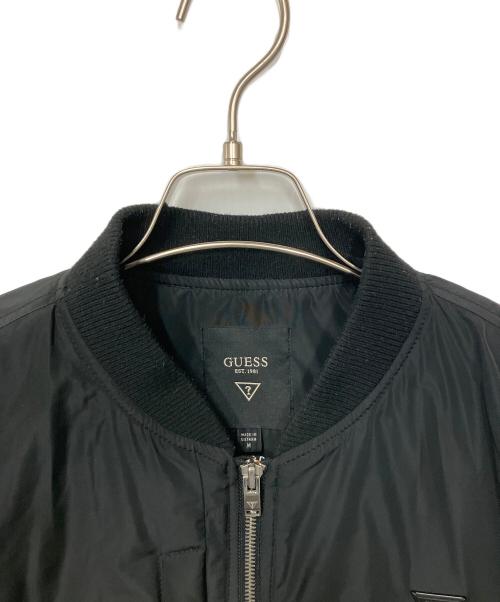 GUESS（ゲス）GUESS (ゲス) ジップジャケット ブラック サイズ:Mの古着・服飾アイテム