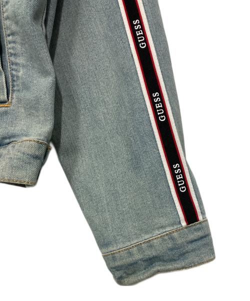 GUESS（ゲス）GUESS (ゲス) デニムジャケット ブルー サイズ:Lの古着・服飾アイテム