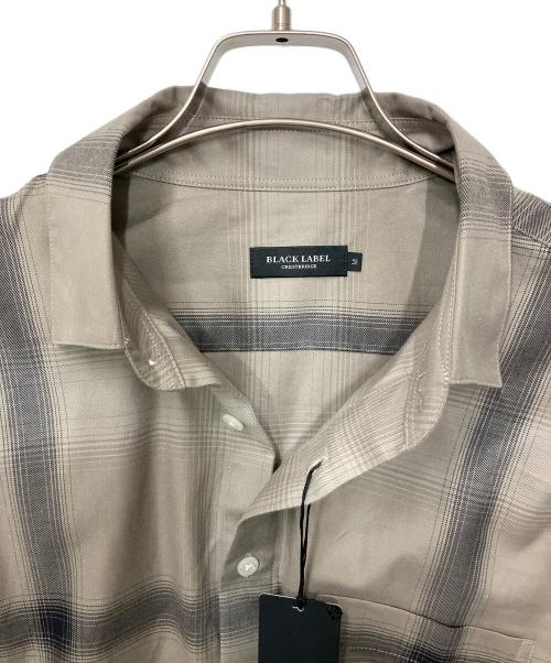 BLACK LABEL CRESTBRIDGE（ブラックレーベル クレストブリッジ）BLACK LABEL CRESTBRIDGE (ブラックレーベル クレストブリッジ) 長袖シャツ ベージュ サイズ:Mの古着・服飾アイテム