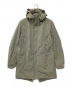 ATTACHMENTアタッチメント）の古着「フーデッドコート」｜カーキ