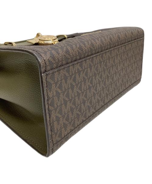 MICHAEL KORS（マイケル・コース）MICHAEL KORS (マイケル・コース) ハンドバッグ カーキの古着・服飾アイテム