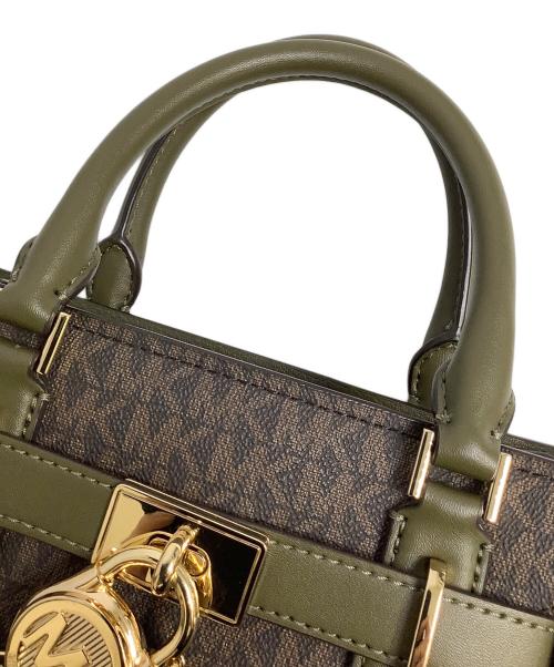 MICHAEL KORS（マイケル・コース）MICHAEL KORS (マイケル・コース) ハンドバッグ カーキの古着・服飾アイテム