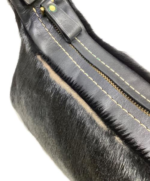 BALLY（バリー）BALLY (バリー) ファーウエストバッグ ブラックの古着・服飾アイテム