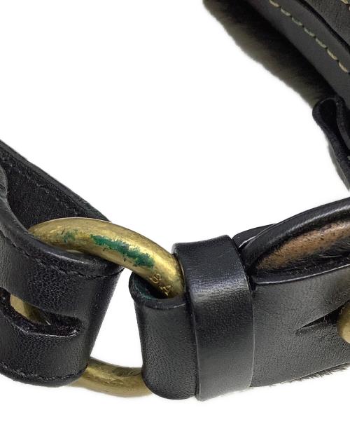 BALLY（バリー）BALLY (バリー) ファーウエストバッグ ブラックの古着・服飾アイテム