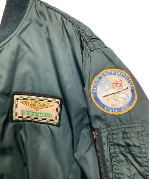 古着（フルギ）古着 (フルギ) MA-1ジャケット グリーン サイズ:-の古着・服飾アイテム