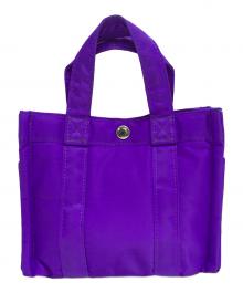 PORTER（ポーター）の古着「ミニトートバッグ」｜パープル