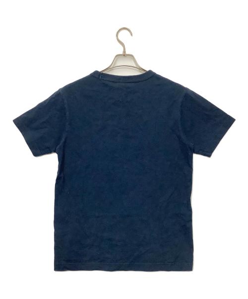 Champion（チャンピオン）Champion (チャンピオン) stussy (ステューシー) 半袖カットソー ネイビー サイズ:Sの古着・服飾アイテム