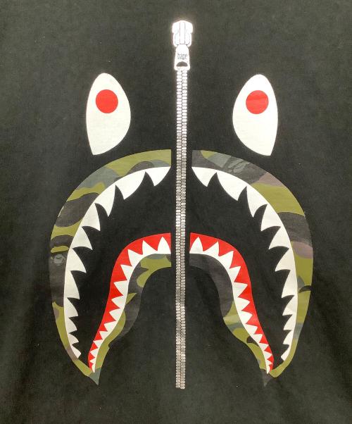 BAPE BY A BATHING APE（ベイプバイアベイシングエイプ）BAPE BY A BATHING APE (ベイプバイアベイシングエイプ) 半袖カットソー ブラック サイズ:Mの古着・服飾アイテム