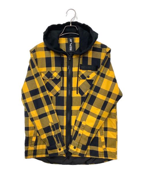 REPLAY（リプレイ）REPLAY (リプレイ) ジップジャケット イエロー サイズ:Mの古着・服飾アイテム