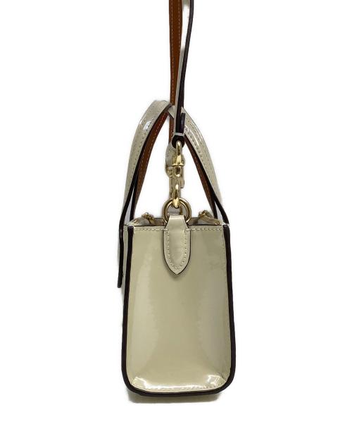 COACH（コーチ）COACH (コーチ) スモールトートバッグ アイボリーの古着・服飾アイテム