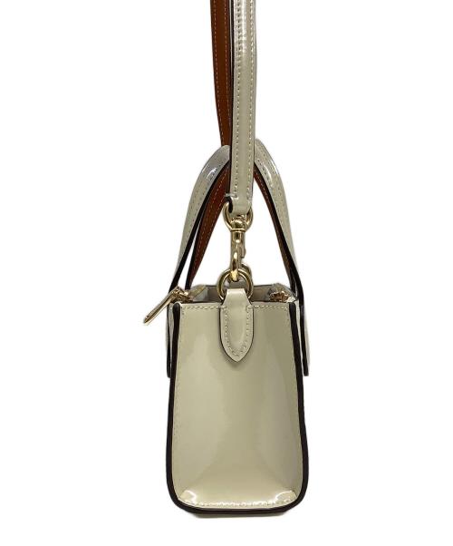 COACH（コーチ）COACH (コーチ) スモールトートバッグ アイボリーの古着・服飾アイテム