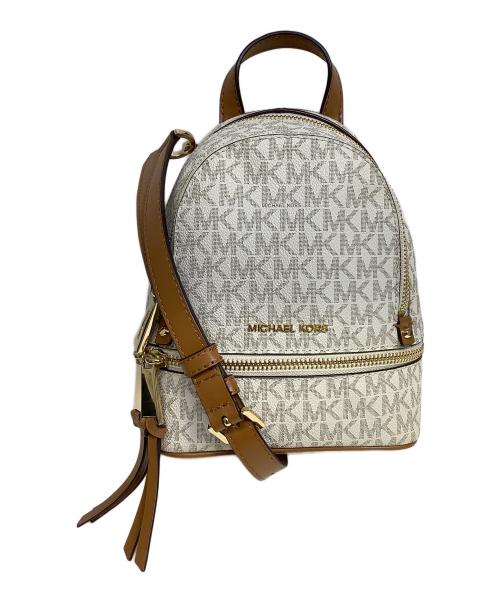 MICHAEL KORS（マイケル・コース）MICHAEL KORS (マイケル・コース) ミニショルダーバッグ アイボリーの古着・服飾アイテム