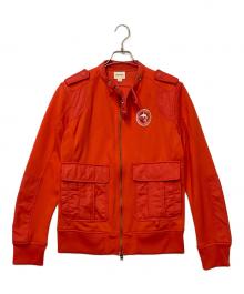 DIESEL（ディーゼル）の古着「ジップアップジャケット」｜オレンジ