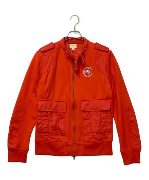 DIESEL（ディーゼル）DIESEL (ディーゼル) ジップアップジャケット オレンジ サイズ:Lの古着・服飾アイテム