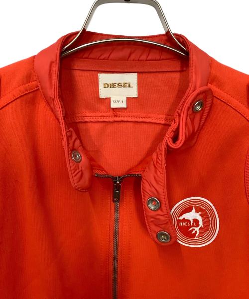 DIESEL（ディーゼル）DIESEL (ディーゼル) ジップアップジャケット オレンジ サイズ:Lの古着・服飾アイテム