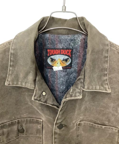 TOUGH DUCK（タフダック）TOUGH DUCK (タフダック) ダック地ワークジャケット ブラウン サイズ:-の古着・服飾アイテム