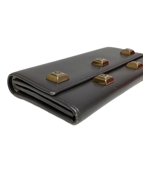 Salvatore Ferragamo（サルヴァトーレ フェラガモ）Salvatore Ferragamo (サルヴァトーレ フェラガモ) 長財布 ダークブラウンの古着・服飾アイテム