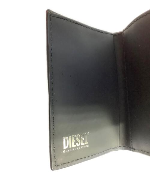 DIESEL（ディーゼル）DIESEL (ディーゼル) 3つ折り財布 ブラックの古着・服飾アイテム