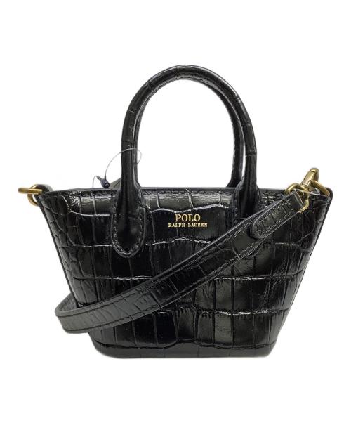 POLO RALPH LAUREN（ポロ・ラルフローレン）POLO RALPH LAUREN (ポロ・ラルフローレン) ショルダーポーチ ブラックの古着・服飾アイテム