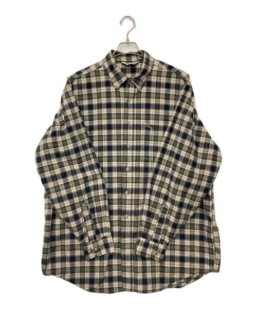 CarHartt（カーハート）CarHartt (カーハート) 長袖シャツ ネイビー×グリーン サイズ:-の古着・服飾アイテム